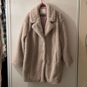 Lilac/Mauve Teddy Coat XXL